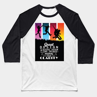 Simple and Clear Baseball T-Shirt